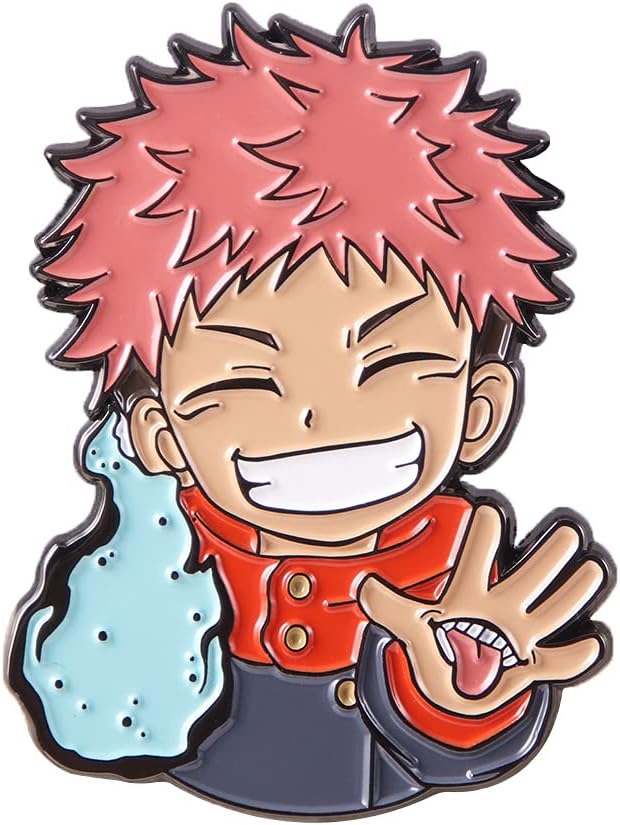 JJK Satoru Broche - Pines de esmalte de figuras de anime Satoru - Regalos divertidos para amantes del anime