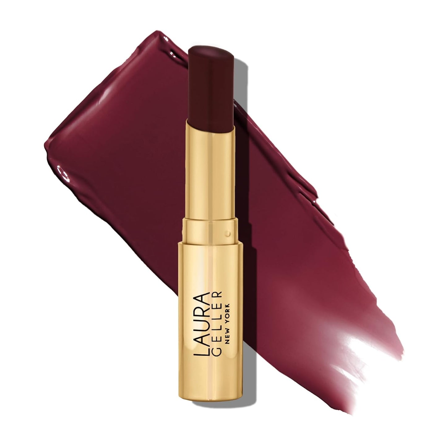 LAURA GELLER NEW YORK Bálsamo en gel hidratante con color para labios - In the Buff - Vitamina E hidratante - Acabado semibrillante
