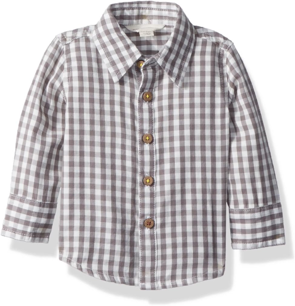 Burt's Bees Baby Camisetas para Bebés Niños, Camisetas de Manga Corta y Larga con Cuello en V y Cuello Redondo para Bebés y Niños Pequeños, 100% Algodón Orgánico