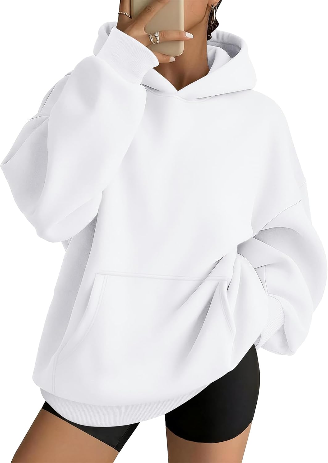 AUTOMET Sudaderas con capucha grandes para mujer, de vellón, modernas, sudaderas con cremallera 2026 | Comfrt Wear, Oversized Fit Soft Fleece Pullover, Perfect For Trendy Streetwear, College Outfits, And Daily Home Wear
