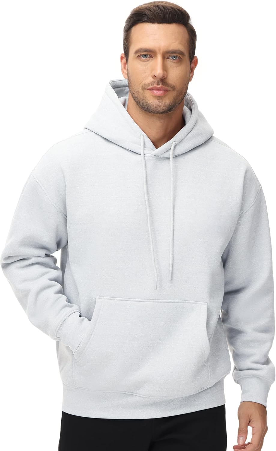 THE GYM PEOPLE Sudadera con capucha de forro polar para hombre, ajuste suelto, ultra suave, con bolsillos | Forro de felpa cálido, sudadera con capucha con bolsillos, tela suave, sudadera con capucha para el trabajo, viajes