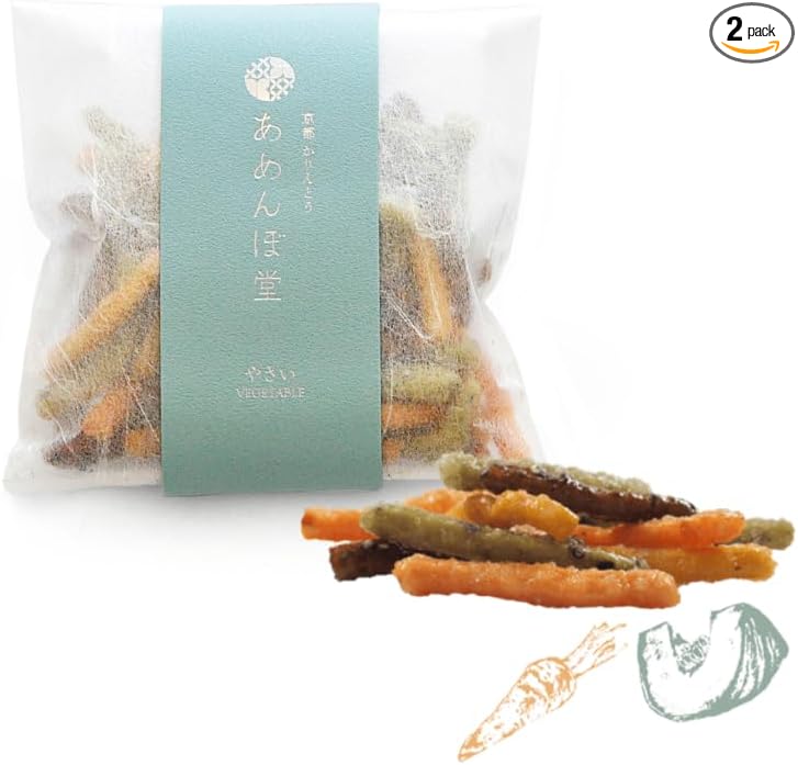 Kyoto Specialty: Amenbodo Popular Classic Assorted Karinto 6 Bags (Vegetable/Sweet Potato/Okinawa Black Sugar/Salted Caramel/Wasabi/Cheese) Kyoto Famous Confectionery, Souvenir, Gift, Hand-Delivered