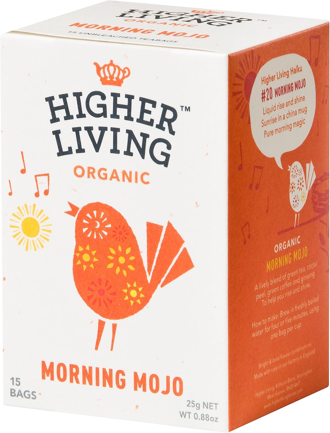 Higher Living Organic Sweet Dreams Organic Herbal Tea, 15TB (Organic)