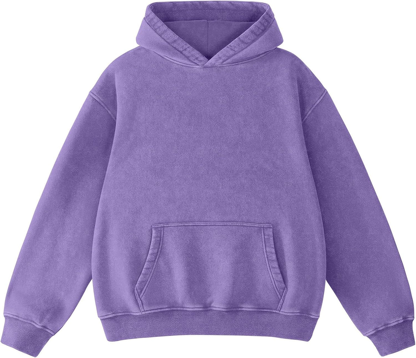Hatant Sudaderas con capucha de gran tamaño para hombres y parejas, sudaderas con capucha pesadas vintage para hombre, suéteres de lavado ácido, ropa 2026