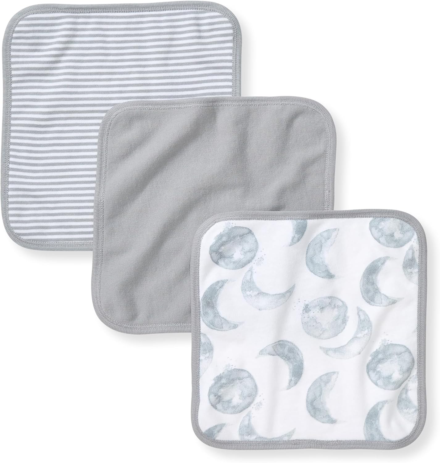 Toallitas de baño para bebés Burt's Bees Baby, 100% algodón orgánico, tejido de rizo suave y súper absorbente y tela de rizo tejida | Los paños de baño suaves y suaves de rizo 100 % algodón orgánico son los esenciales perfectos para el baño
