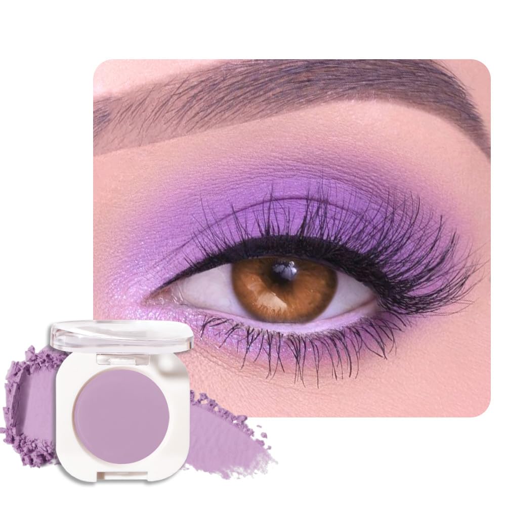 Sombra de Ojos Soltera con Destello de Champán, Sombra de Ojos Mini Liviana y Mezclable para Mujeres Mayores, Paleta de Maquillaje de Sombra de Ojos Monocromática Pigmentada Impermeable