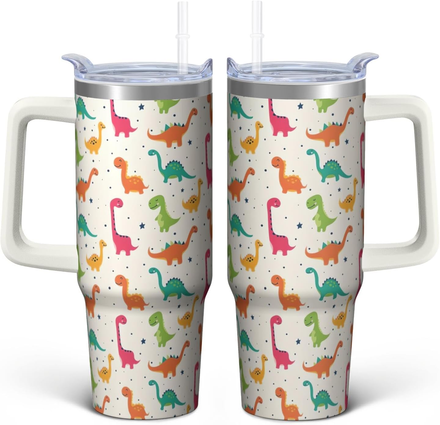 Vaso de mariposa con asa y pajita, botella de agua de viaje de 30 onzas con tapa, taza aislada de acero inoxidable, regalos de cumpleaños para mujeres amantes de los animales
