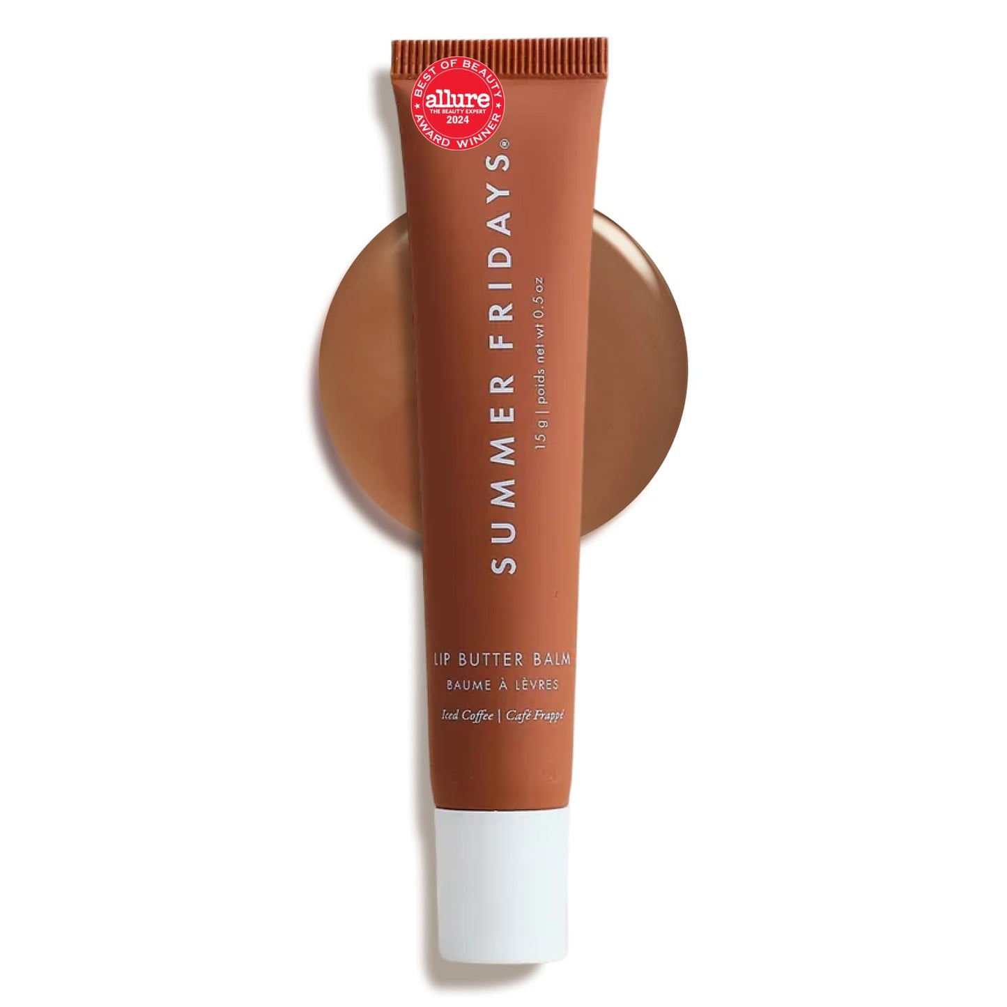 Summer Fridays Lip Butter Balm Sweet Pink Duo - Conditioning Tinted Lip Balm + Overnight Mask for Instant Shine + Color - With Hydrating Shea Butter - Strawberry Soft Serve + Birthday Cake (2 Count)