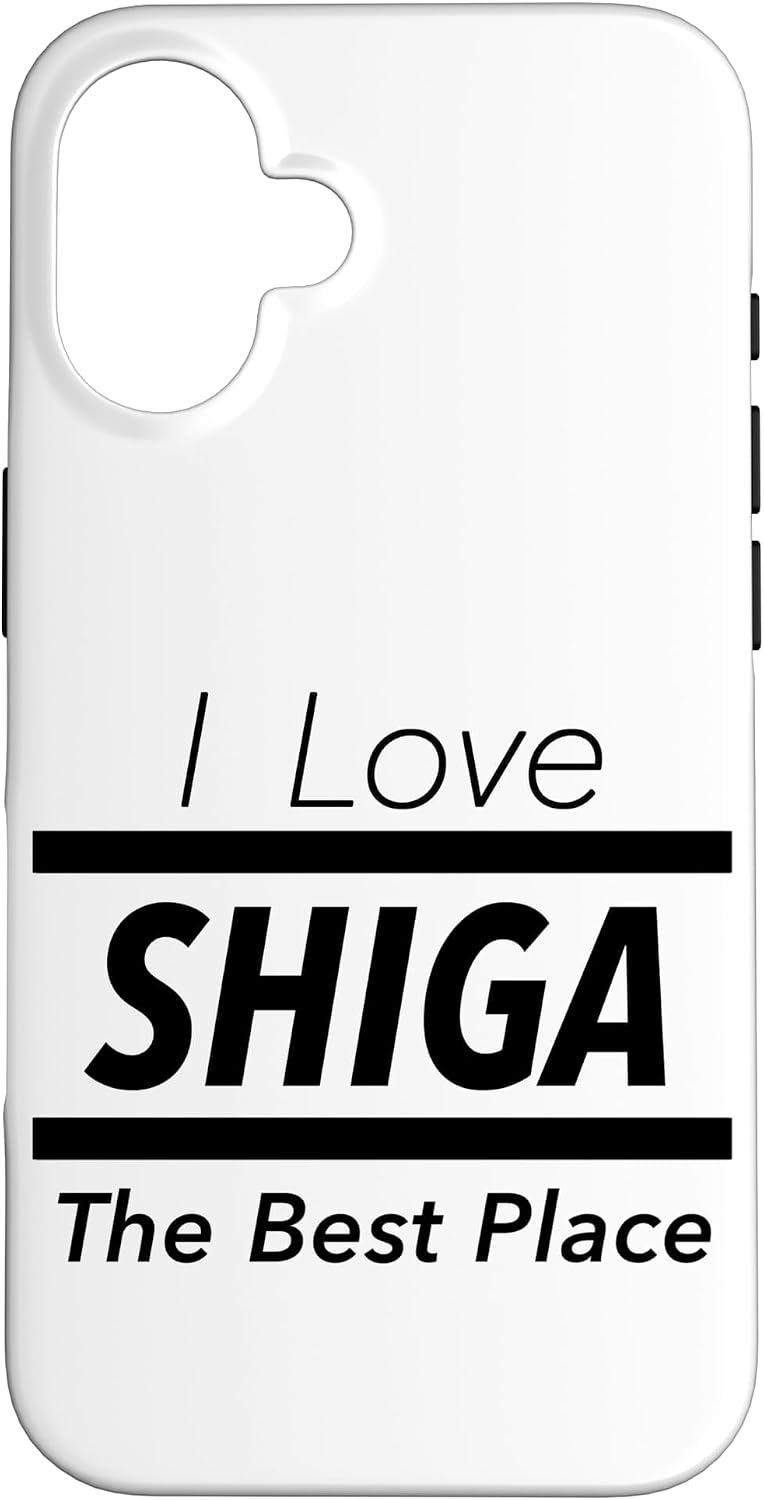 アイラブ・SHIGA 滋賀（I Love）JIMO-T【47都道府県】JIMO-T ジモティ プレゼント お土産 面白い スマホケース iPhone 13 用
