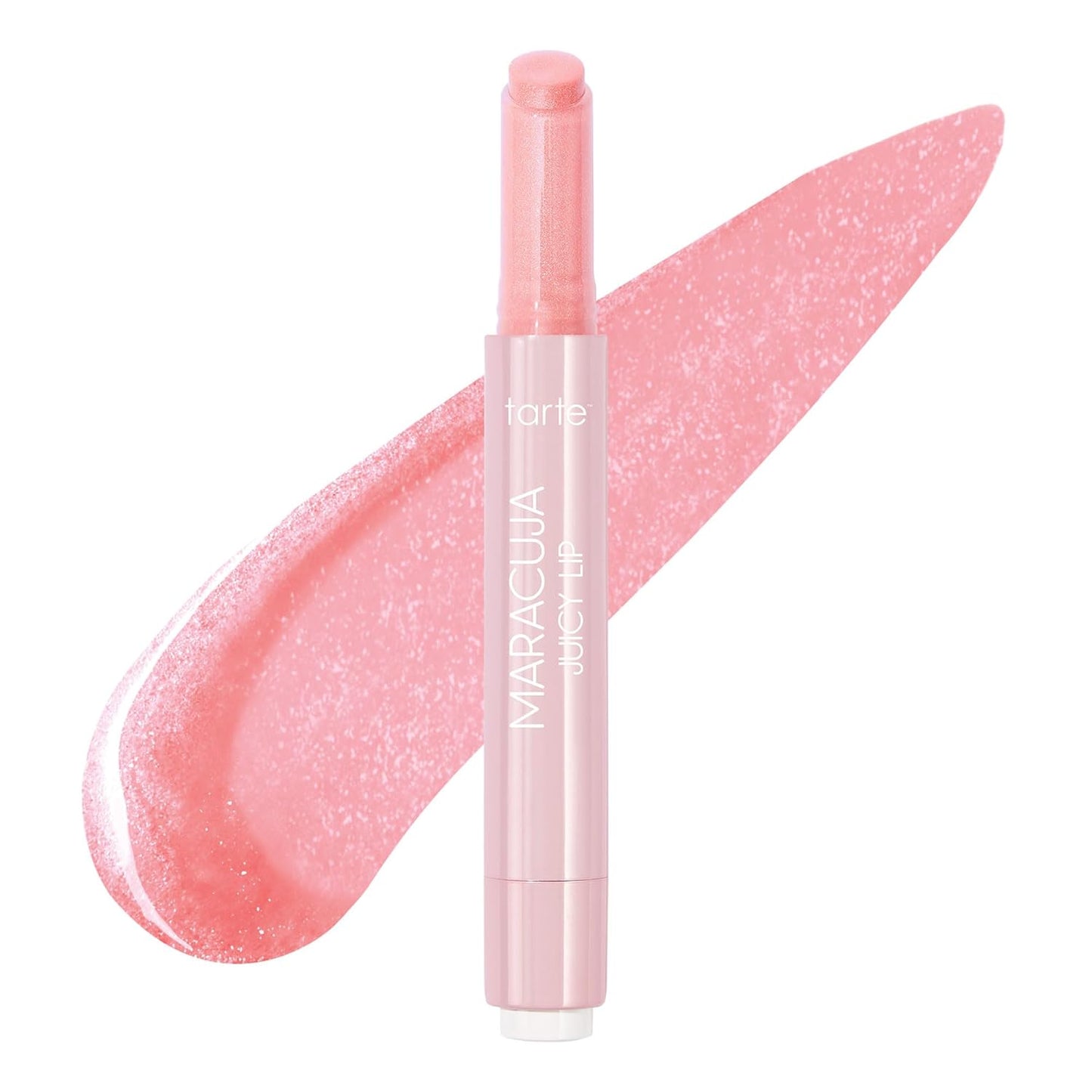 tarte maracuja jugoso bálsamo labial brillante – Mantequilla labial nutritiva viral con color y alta hidratación brillante, cuidado de la piel infundido con vitamina E, vegano y libre de crueldad