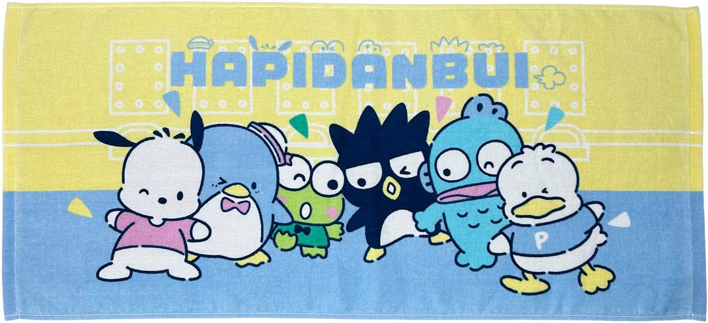 Nomura Towel Sanrio Characters Pochacco Bath Towel, 1 Piece, 23.6 x 47.2 inches (60 x 120 cm), 100% Cotton
