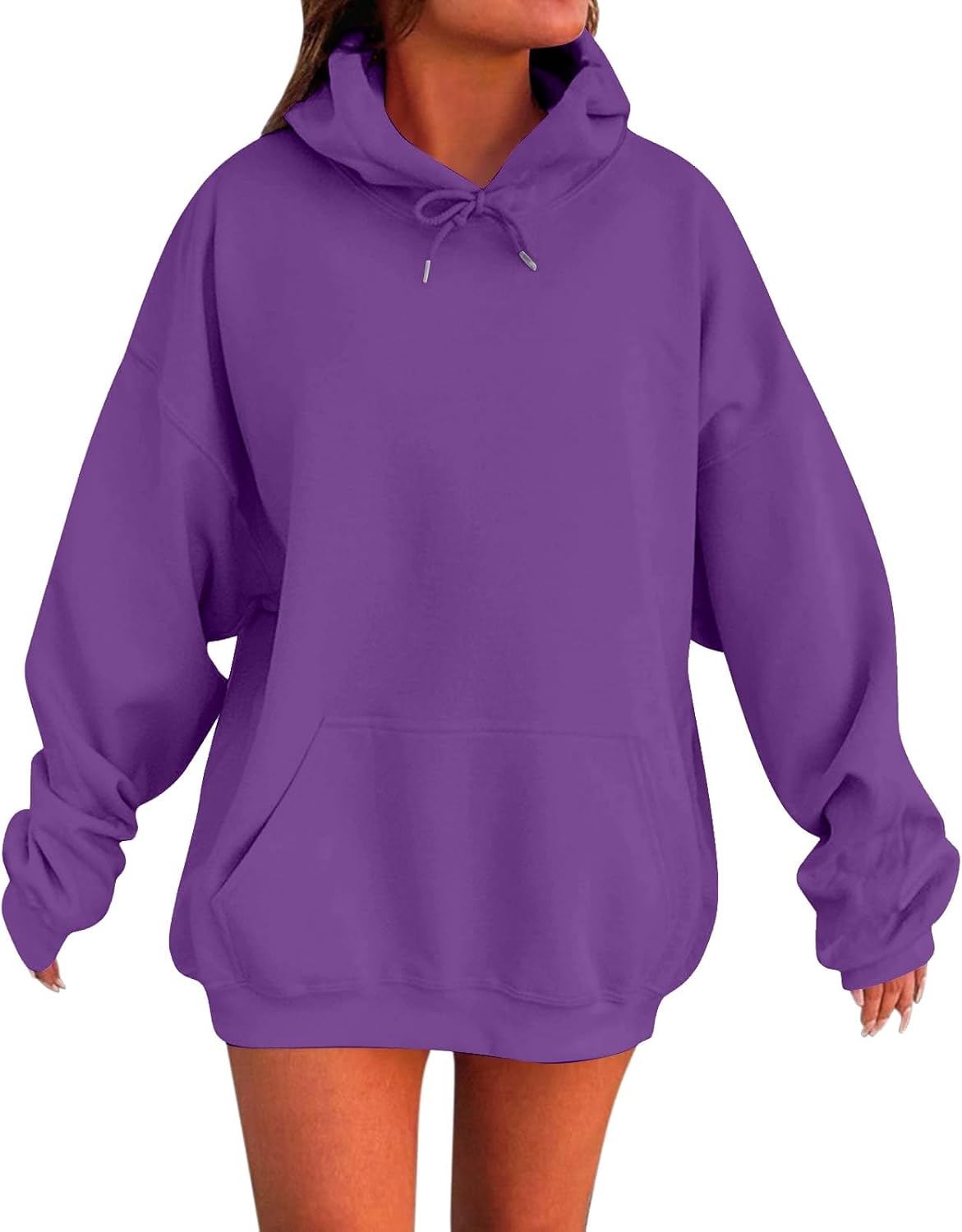 Sudaderas con capucha de gran tamaño para mujer, chaquetas de invierno 2026, ropa Y2K, lindas sudaderas con cuello redondo, sudaderas de moda