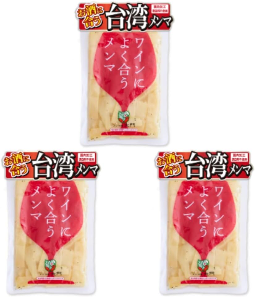 Menmaya Daimon Snacks, Goes Well with Highball, Menma 7.1 oz (200 g), Seafood Umami and Black Pepper Accented, Seasoned Extra Thick Meaty Texture, Fully Fermented Ingredients, No Bleach Used