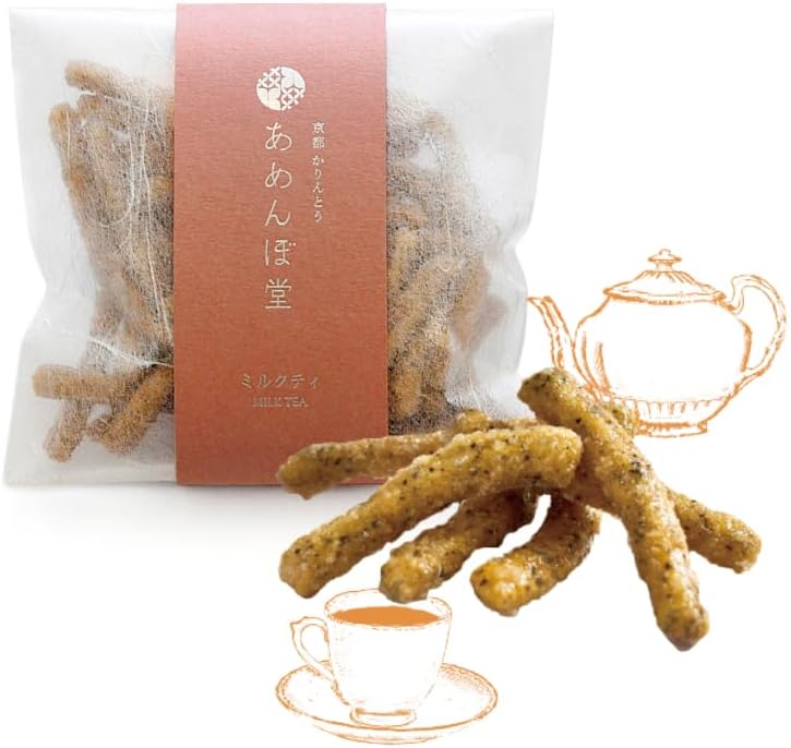 Kyoto Specialty: Amenbodo Popular Classic Assorted Karinto 6 Bags (Vegetable/Sweet Potato/Okinawa Black Sugar/Salted Caramel/Wasabi/Cheese) Kyoto Famous Confectionery, Souvenir, Gift, Hand-Delivered