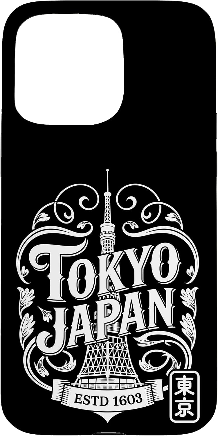 東京タワージャパン ヴィンテージ 旅行 アニメ 漢字 お土産 スマホケース iPhone 17 用