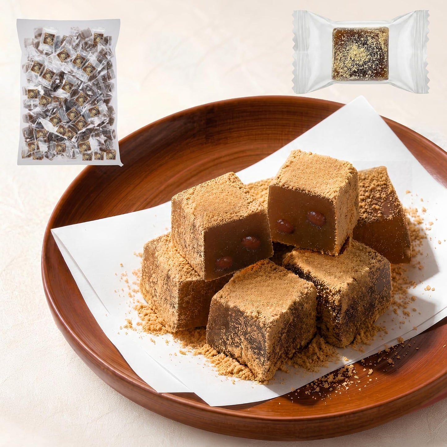 Alneka Mini Adzuki Yokan Yokan Japanese Confectionery Package, 25.4 oz (1,000 g), Estimated Quantity: Approximately 100 Pieces, Made in Japan