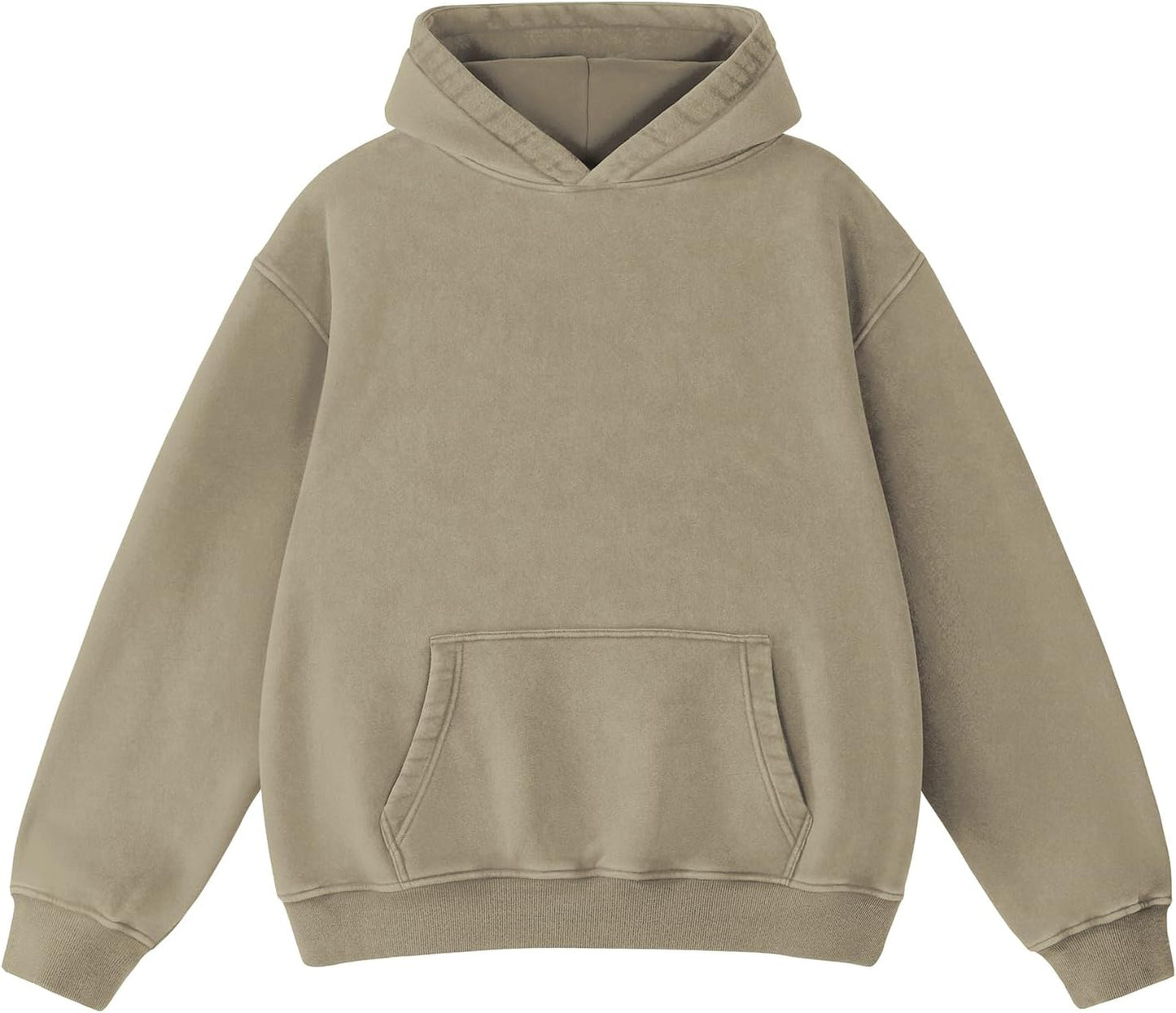 Hatant Sudaderas con capucha de gran tamaño para hombres y parejas, sudaderas con capucha pesadas vintage para hombre, suéteres de lavado ácido, ropa 2026