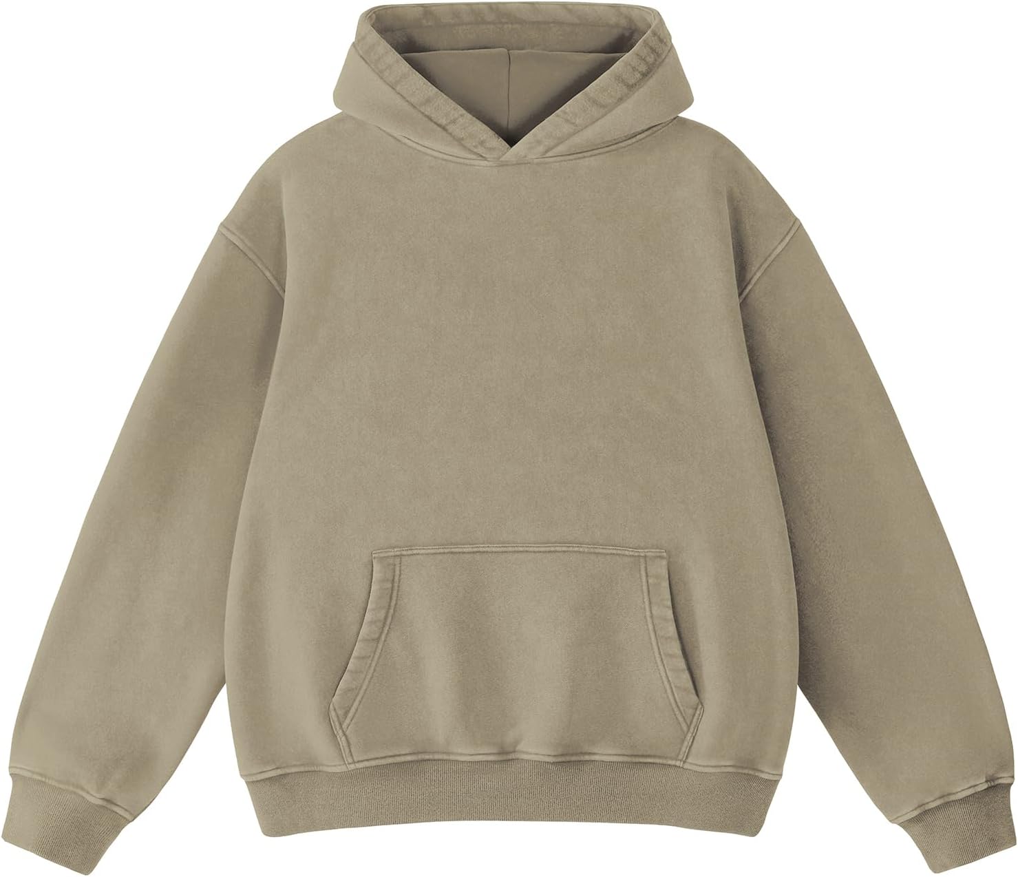 Hatant Sudaderas con capucha de gran tamaño para hombres y parejas, sudaderas con capucha pesadas vintage para hombre, suéteres de lavado ácido, ropa 2026