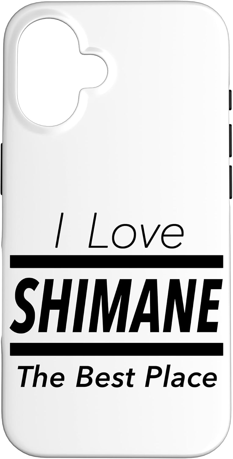 iPhone 13 I Love Shimane (I Love) JIMO-T [47 Prefectures] Jimoti Local Love Goods Travel Souvenir Funny Smartphone Case