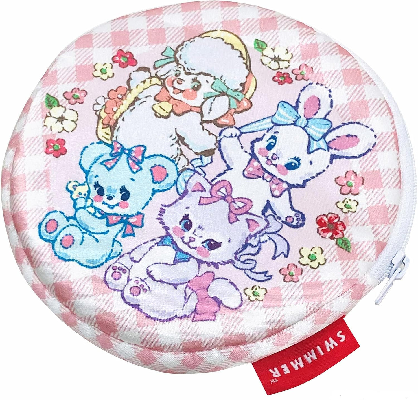 MORIPiLO Hello Kitty Tissue Case, Sanrio Characters, Merchandise, Plush Pouch, Small, Cute, 7.9 x 5.5 inches (20 x 14 cm), Pillow Pouch, White