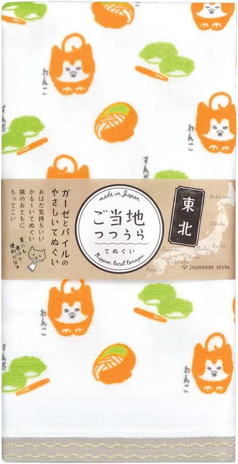 Nissen Shoko Japanese Style Local Tutoraura Tenugui Wind Towel, Tokyo 1. TU-719