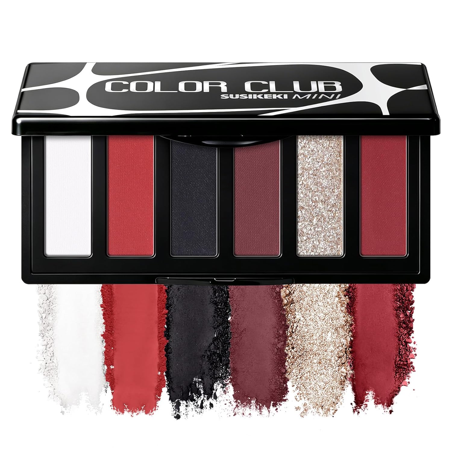 SUSIKEKI 6 Colores Mini Paleta de Sombras de Ojos Maquillaje Neutro Nude Ahumado Sombra de Ojos Taupe y Marrón Mate Paleta de Maquillaje con Espejo Altamente Pigmentado de Larga Duración Impermeable