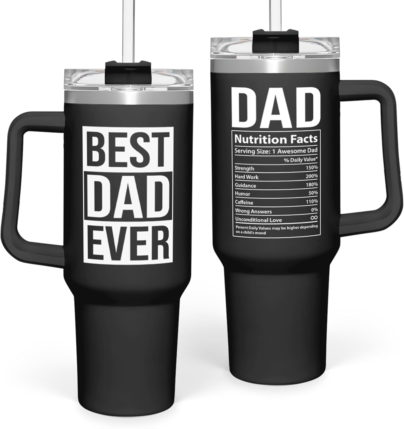 Regalos de enfermera para mujeres, vaso de enfermera con asa, taza de café de acero inoxidable de 40 onzas con tapa con pajilla, regalo de enfermería para enfermeras, regalo de agradecimiento para