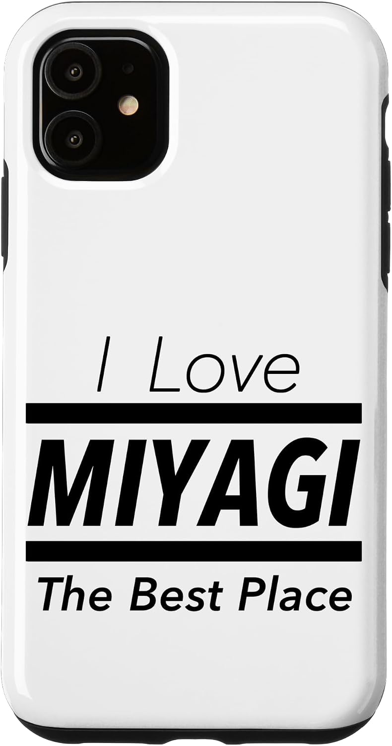 アイラブ・MIYAGI 宮城（I Love）JIMO-T【47都道府県】ジモティ プレゼント お土産 かっこいい 面白い スマホケース iPhone 16 用
