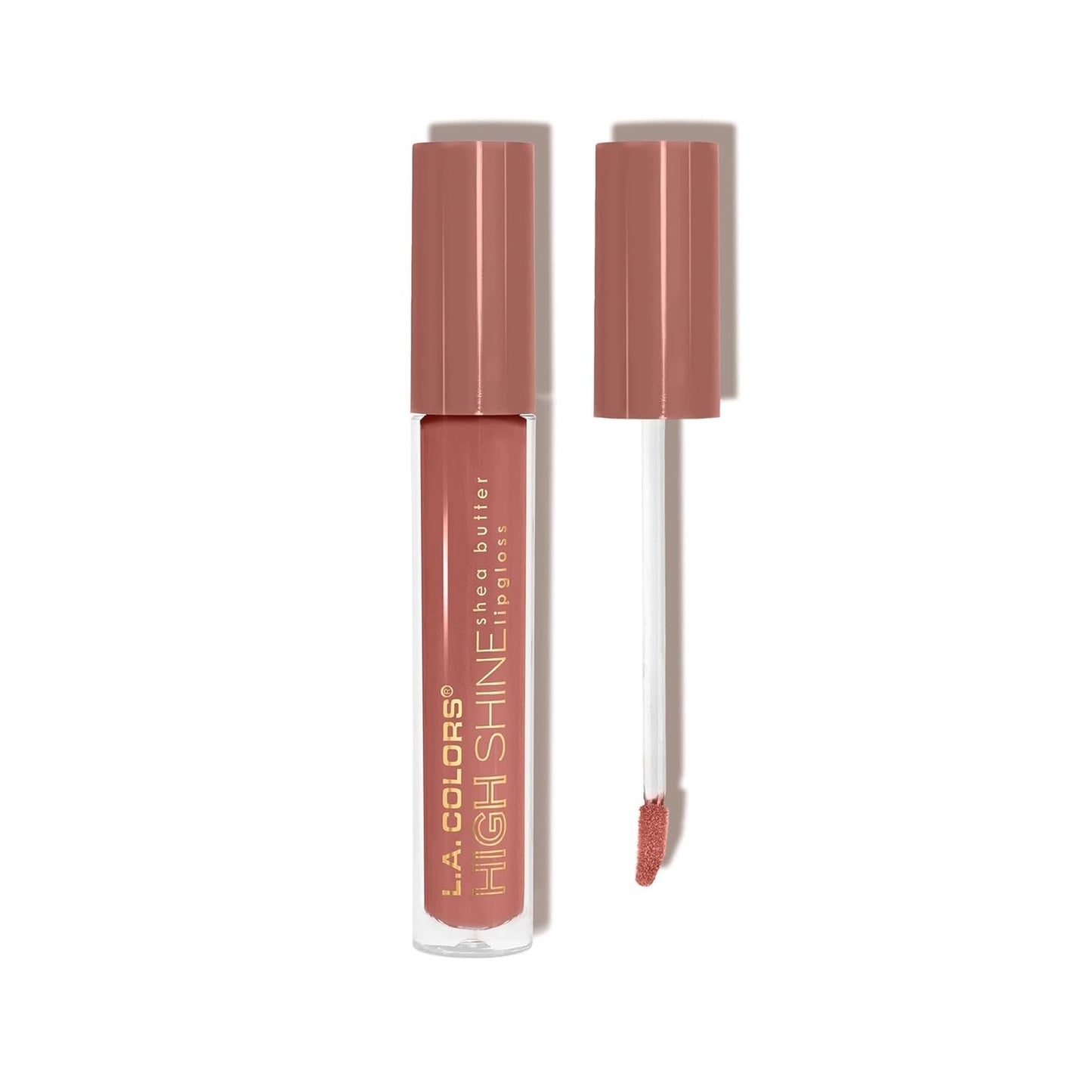 Manteca de Karité Lip Gloss de lato brillo L.A. Colors, de 0,14 onza, Transparente