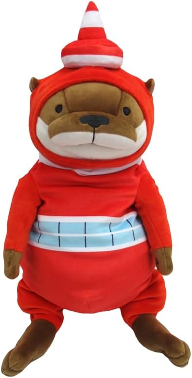 Morisaka Global Local Mochi Otter Tokyo Tower Mini Brown, Plushie, Stuffed Animal, 2.8 x 2 x 5.9 inches (7 x 5 x 15 cm), Souvenir, Asakusa, Tokyo, Japan, Tourist Attraction, Travel, Comfort, Soft
