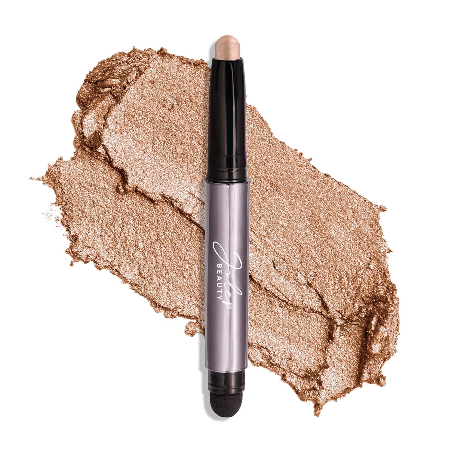 Julep Eyeshadow 101 Cream-to-Powder Waterproof Eyeshadow Stick – Smoky Amethyst Shimmer – Long-Lasting, Buildable, Crease-Proof, Cruelty Free, Shimmer Finish with Built-In Smudger