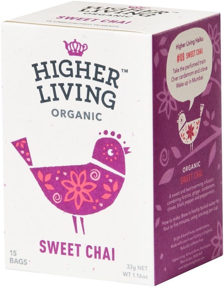 Higher Living Organic Sweet Dreams Organic Herbal Tea, 15TB (Organic)