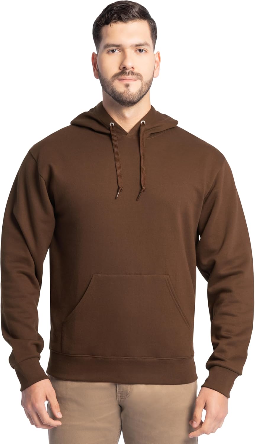 Fruit of the Loom Men's Eversoft Fleece Pullover Hooded Sweatshirt, Moisture Wicking & Breathable