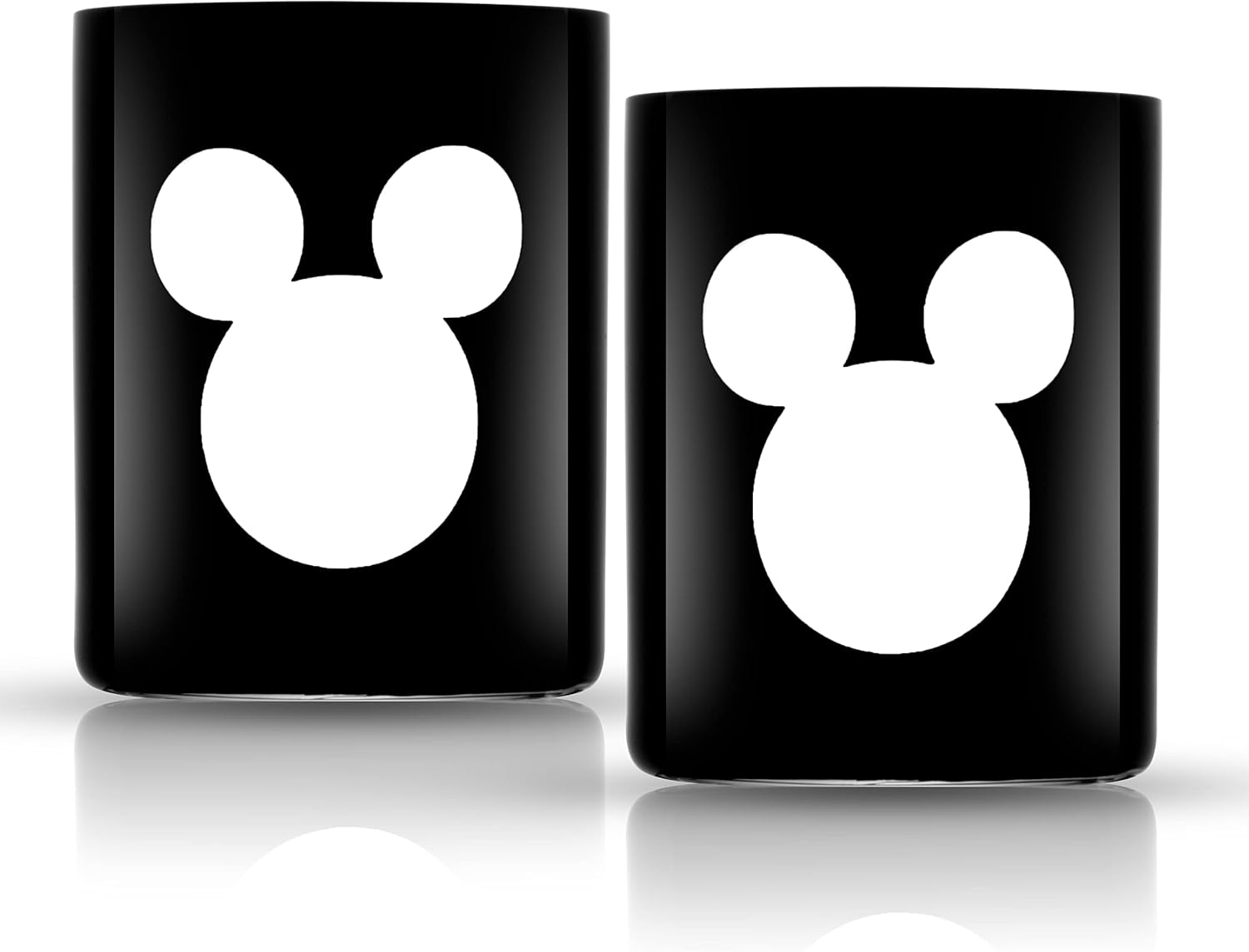 JoyJolt Disney Mickey Mouse Squad Collection Vasos Tumblers. Juego de 4 Copas de Vino sin Tallo de 15 onzas, Vasos sin Tallo para Beber. Artículos de regalo, Juego de Copas de Vino de Mickey Mouse
