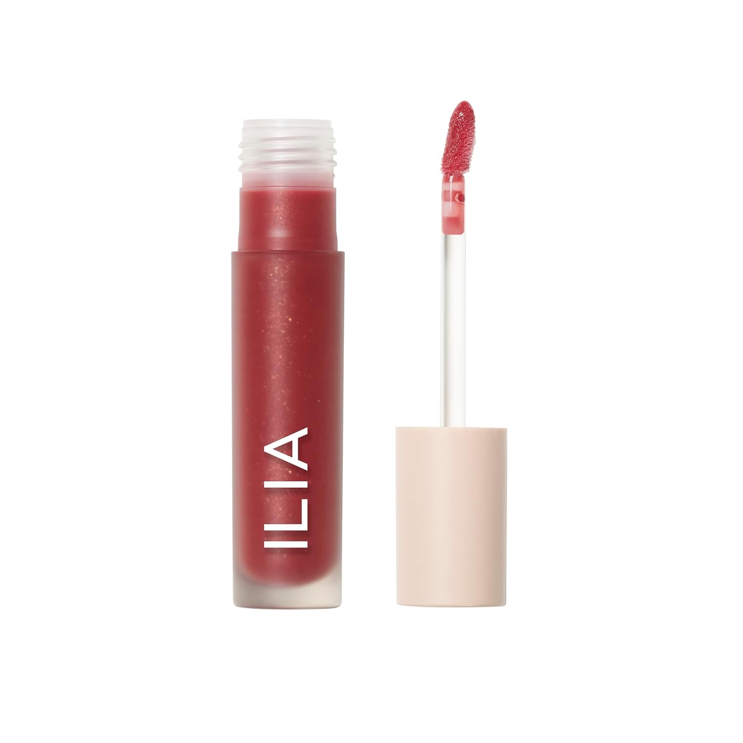 ILIA - Brillo labial hidratante Overglaze | Hidrata, regordete, suave | Larga duración, resistente al sangrado y a las plumas, alto brillo | Hidratación 24 horas, limpio, libre de crueldad y vegano