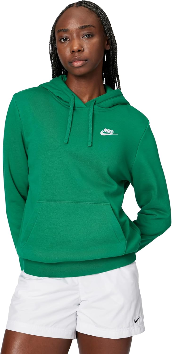 Nike Sudadera con Capucha de Forro Polar Pullover Sportswear Club para Mujer