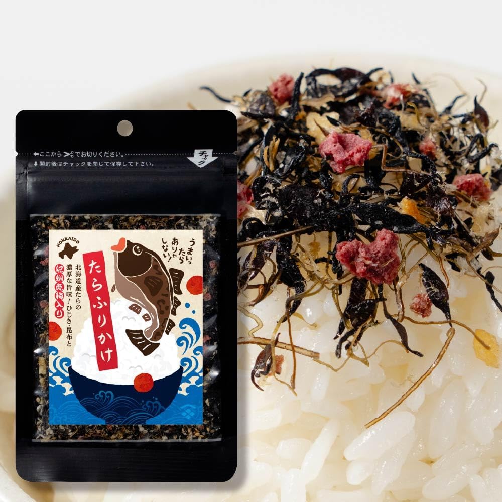 Maruichi Okada Shoten Hokkaido Tarafurikake, 1.1 oz (30 g), Hokkaido Tap, Glue, Aosa, Firikake, Gift