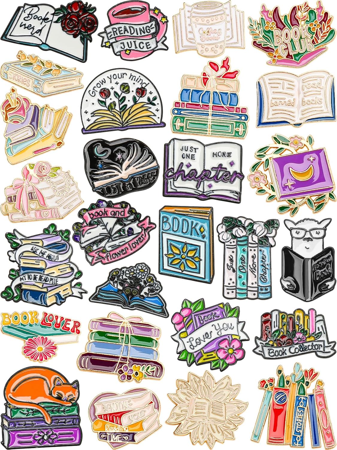 JUNEBRUSHS 28 pines esmaltados de animales, bonitos broches de animales del bosque, elefante, panda, tigre, jirafa, para decoración de fiestas, intercambio, regalo, mochilas, ropa, bolsas, sombreros y accesorios