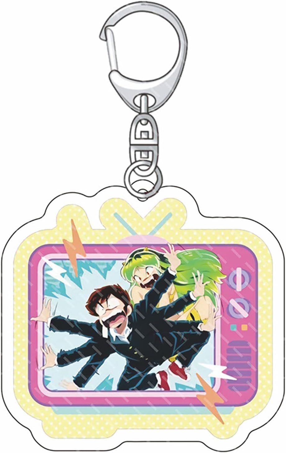 Urusei Yatsura Keychain Ataru Moroboshi Lamb Character Moe Anime Cute Unofficial Goods Key Chain Key Ring Bag Car Key Wallet Birthday Present Gift