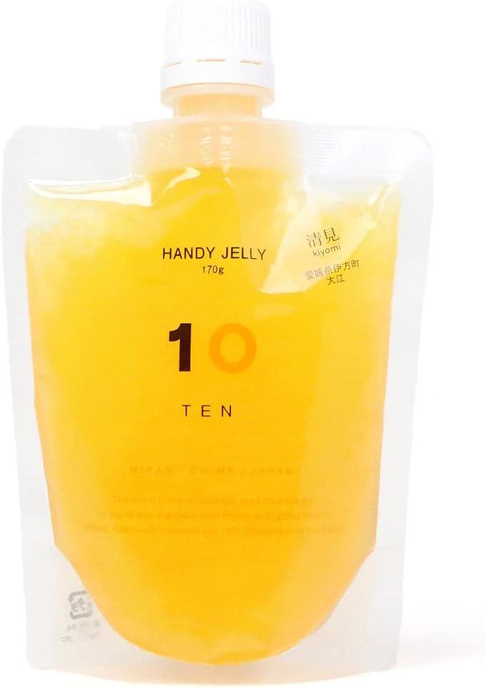 10FACTORY Ehime Mikan Jelly, Set of 8 (7 Types), 6.0 oz (170 g), Ehime Product, Additive-Free, Fruit, Orange, Made in Japan, Handy Jelly (8 Pieces, 7 Types)