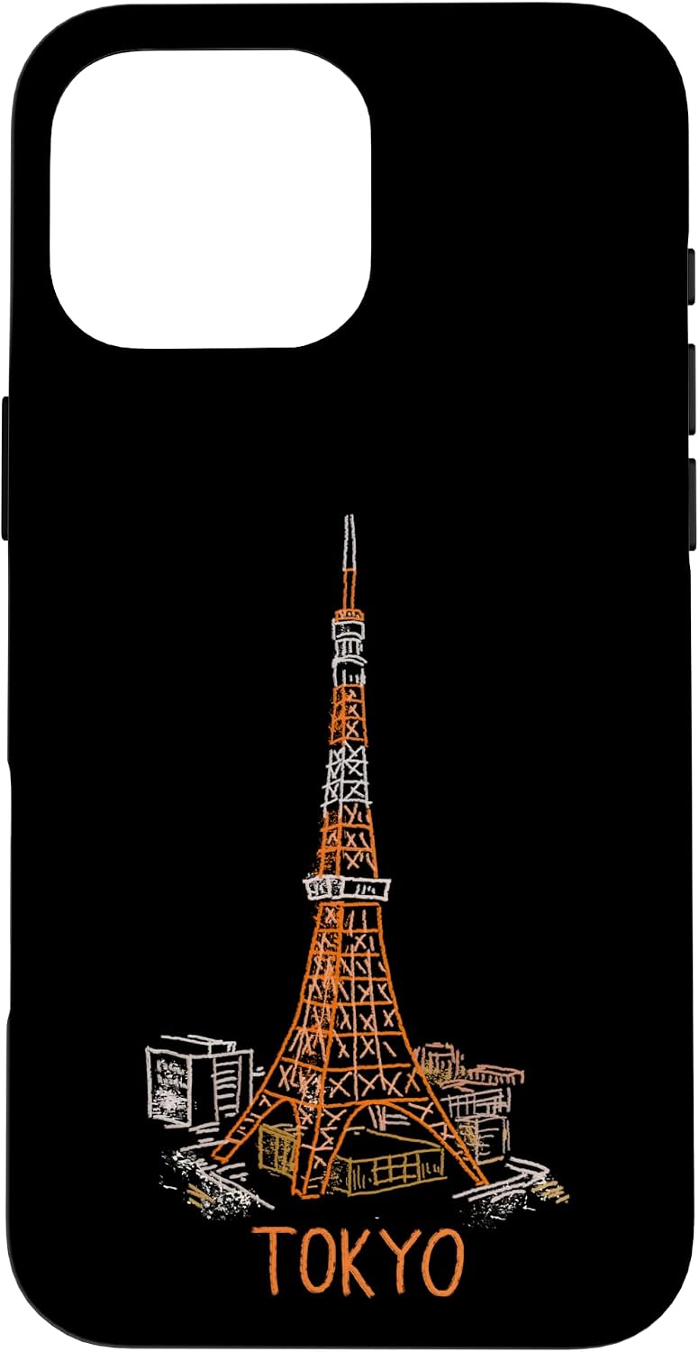 Tokyo Tower Japan Travel Souvenir City Landmark Gift Smartphone Case for iPhone 15 Plus