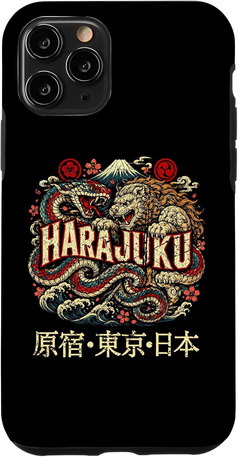 原宿 東京 日本 本格 漢字 旅行 お土産 スマホケース iPhone 13 Pro Max 用