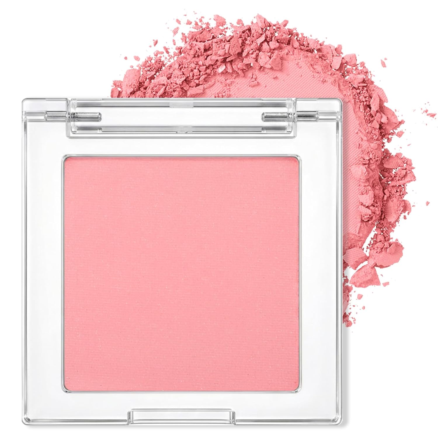 Erinde Paleta de sombra de ojos mate marrón individual, sombra de ojos de terciopelo maquillaje natural compacto en polvo, maquillaje de ojos de larga duración, ultra mezclable, color pigmentado