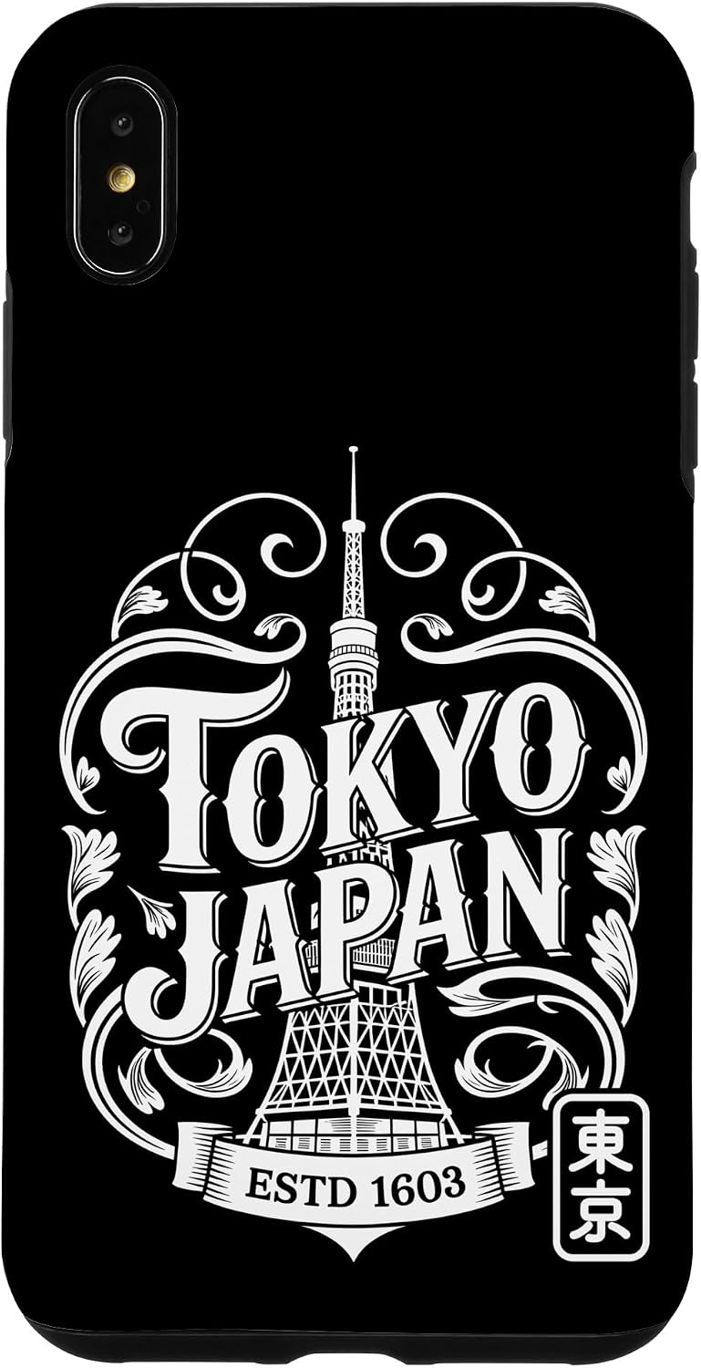 東京タワージャパン ヴィンテージ 旅行 アニメ 漢字 お土産 スマホケース iPhone 17 用
