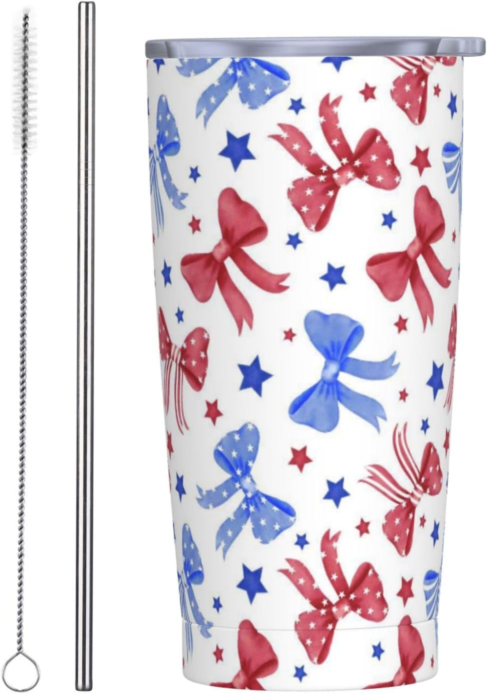 Vaso de 20 onzas con tapa y popote para mujeres y hombres, con aislamiento de cielo estrellado, universo del espacio exterior, vaso de acero inoxidable de doble pared al vacío, taza de café