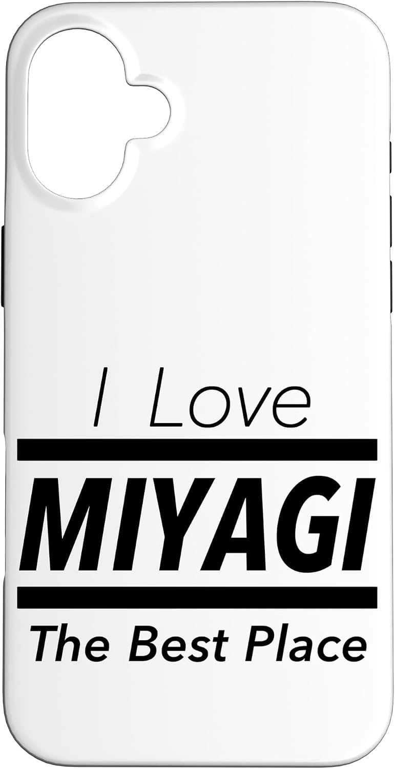 アイラブ・MIYAGI 宮城（I Love）JIMO-T【47都道府県】ジモティ プレゼント お土産 かっこいい 面白い スマホケース iPhone 16 用