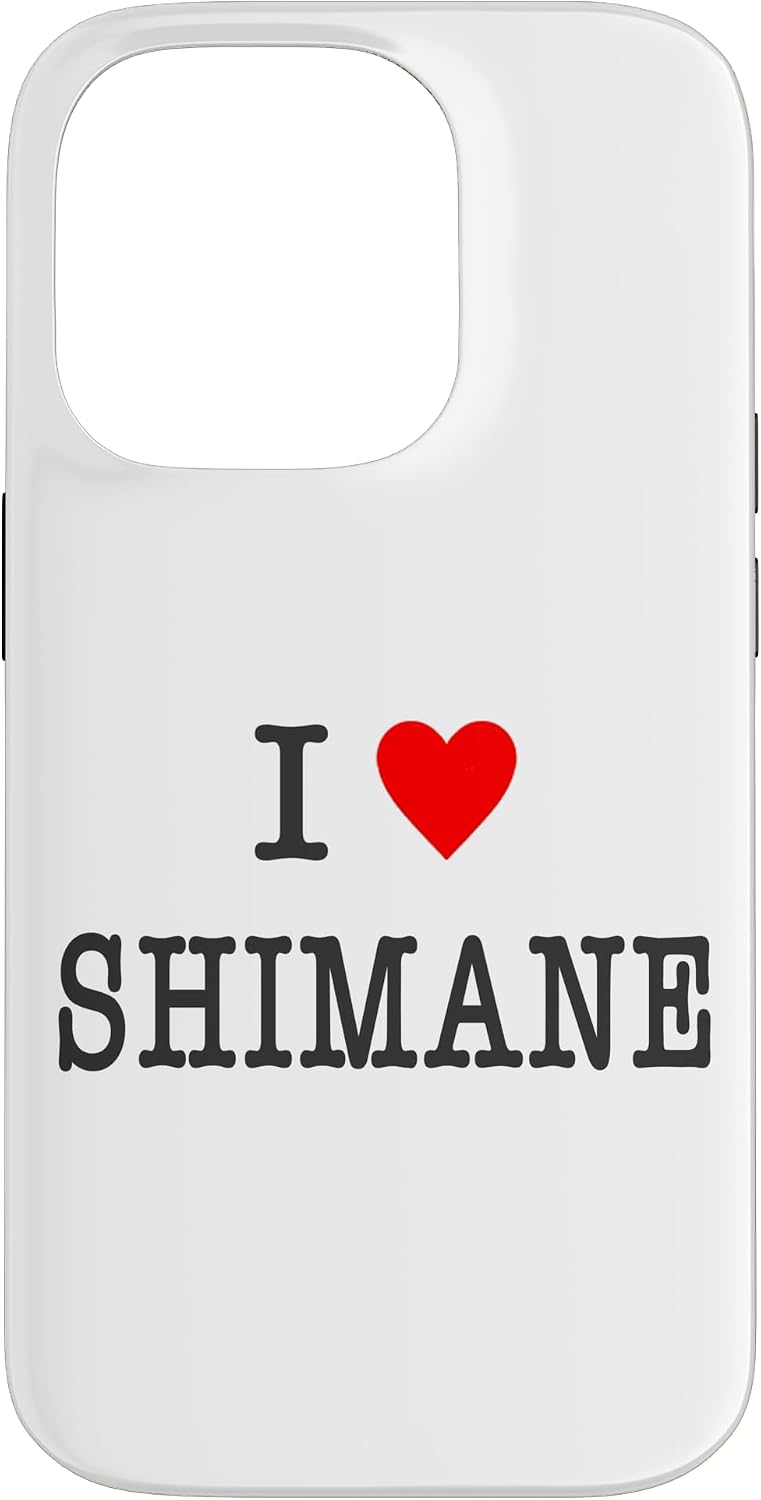 アイラブ・SHIMANE 島根（I Love ハート）【47都道府県】JIMO-T ジモティ お土産 プレゼント 面白 スマホケース iPhone 15 Plus 用
