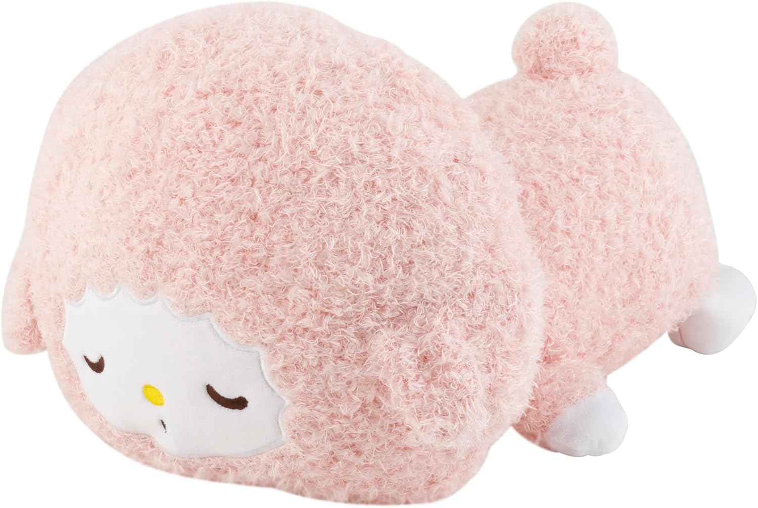 MORIPiLO Sanrio Hello Kitty Body Pillow, Soft Material, Marshmallow Texture, Plush Pillow, Large Cushion, Cute, Large Size, Easy Sleeping Pillow, Approx. 17.7 inches (45 cm) (Hello Kitty Pink)