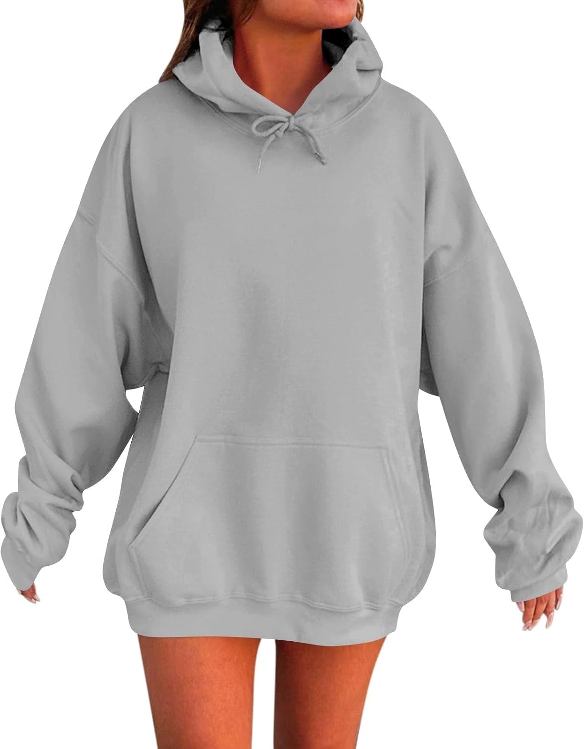 Sudaderas con capucha de gran tamaño para mujer, chaquetas de invierno 2026, ropa Y2K, lindas sudaderas con cuello redondo, sudaderas de moda