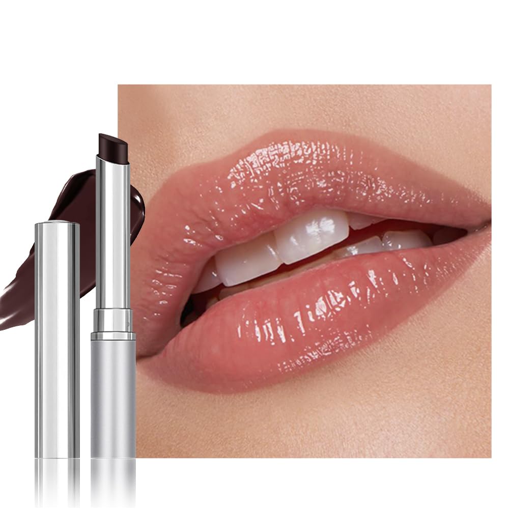 FeiCuiYun Bálsamo Labial con Tinta de Miel Rosa, Lápiz Labial Hidratante Transparente, Color Labial Hidratante para Todos los Tonos de Piel, Bálsamo Labial Nutritivo con un Toque de Cereza Negra